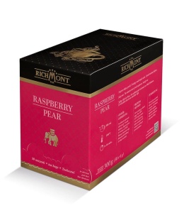 Richmont Raspberry Pear Herbata 50 saszetek