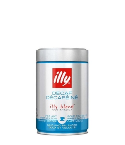 Illy Espresso Decaffeinato Kawa mielona bezkofeinowa 250g
