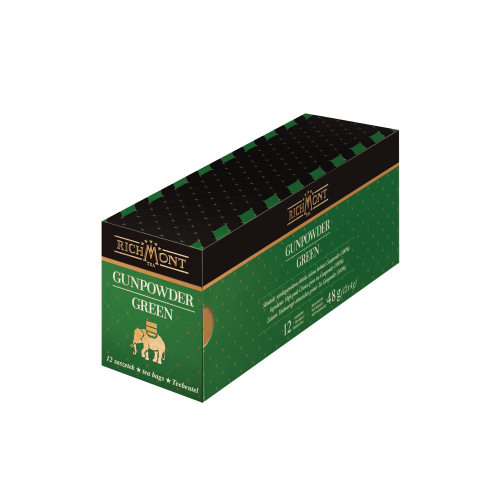 Richmont Excellence Gunpowder Green Herbata 12 saszetek