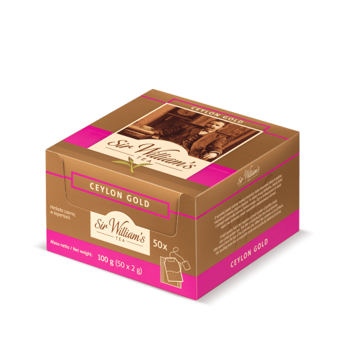 Sir Williams Tea Ceylon Gold Herbata 50 saszetek