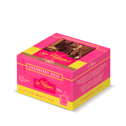Sir Williams Tea Cranberry Rose Herbata 50 saszetek