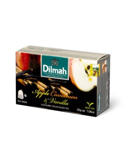Dilmah Apple Cinnamon & Vanilla - Black Tea 20x1,5g