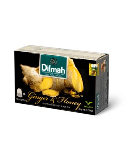 Dilmah Ginger & Honey - Black Tea 20x1,5g