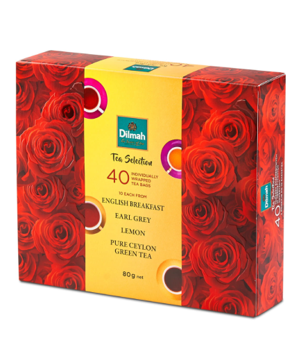 Dilmah Roses Gift Pack 40x2g