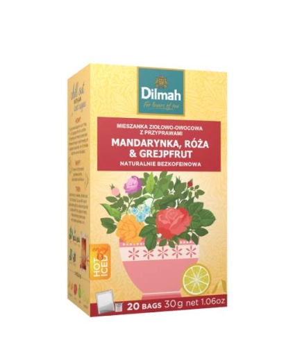 Dilmah Tangerine, Rose & Grapefruit 20x1,5g
