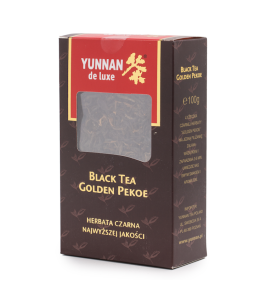 Yunnan De Luxe Black Tea Golden Pekoe Herbata liściasta 100 g