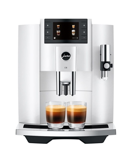 Ekspres do kawy Jura E8 Piano White (EC)