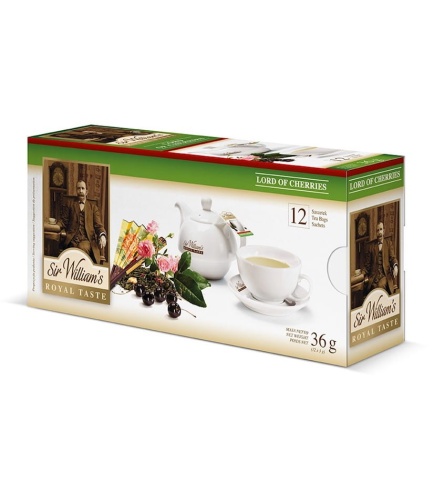 Sir Williams Royal Taste Lord of Cherries Herbata 12 saszetek